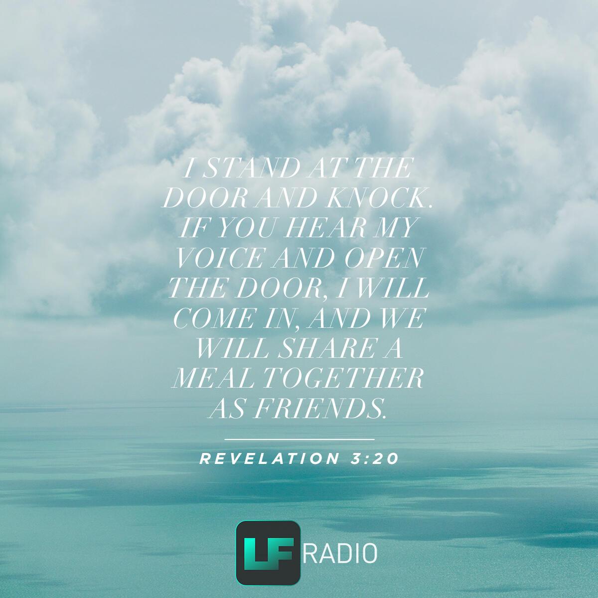 Revelation 3:20 - Verse of the Day