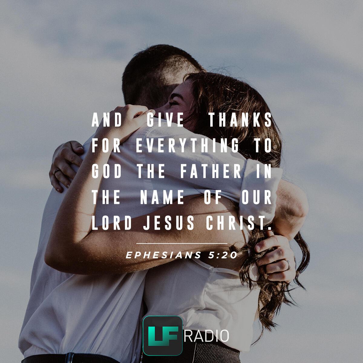 Ephesians 5:20 - Verse of the Day