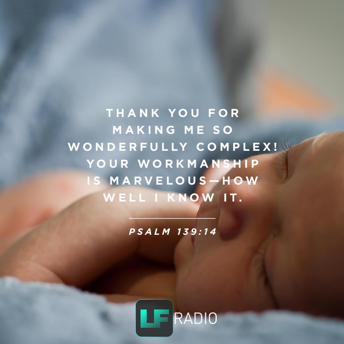 Psalm 139:14 - Verse of the Day