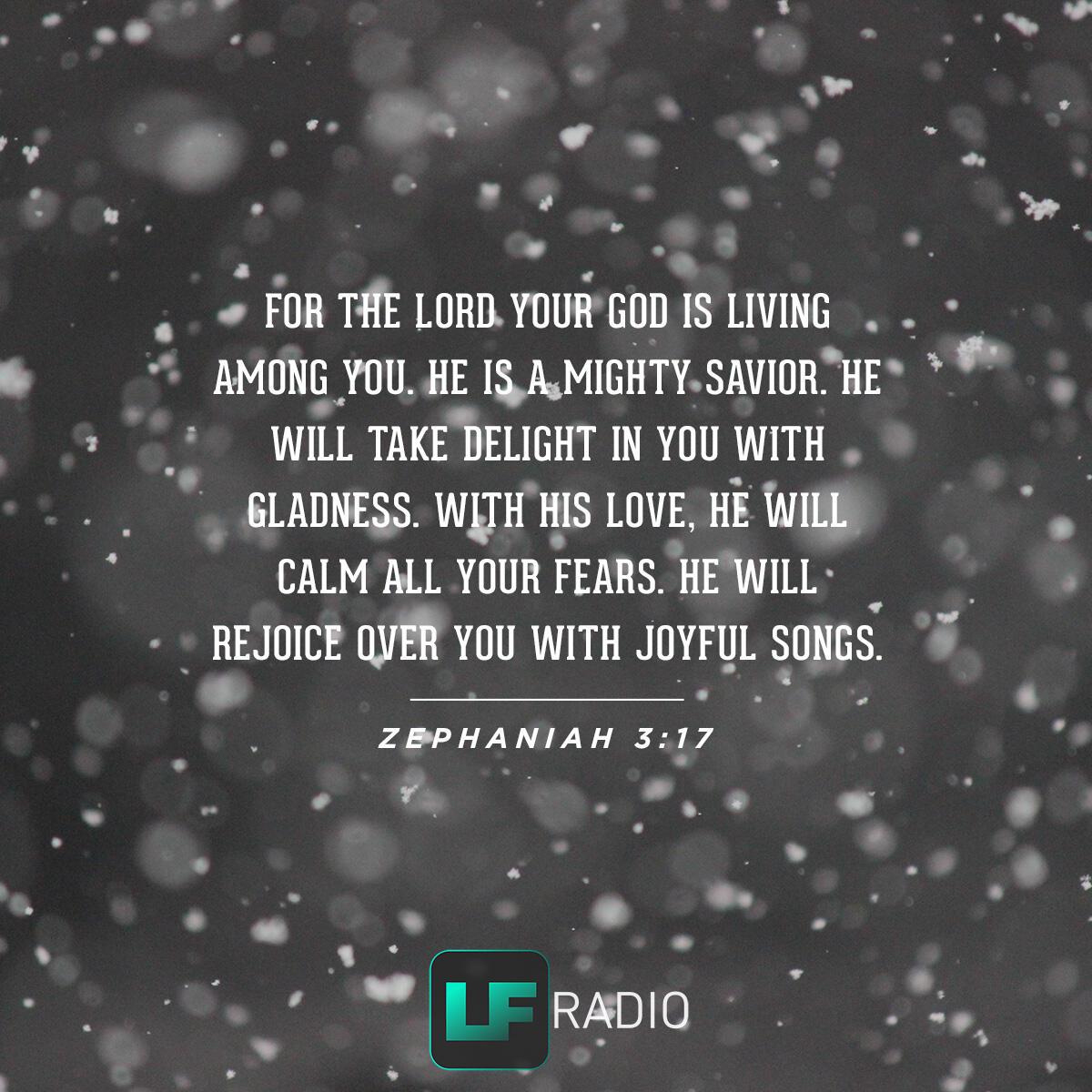 Zephaniah 3:17 - Verse of the Day