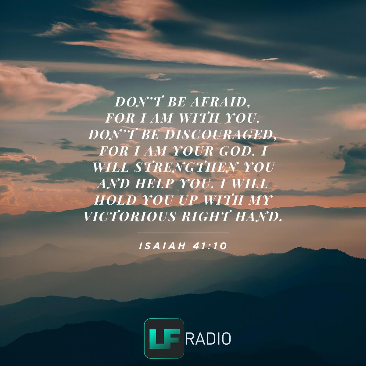 Isaiah 41:10 - Verse of the Day