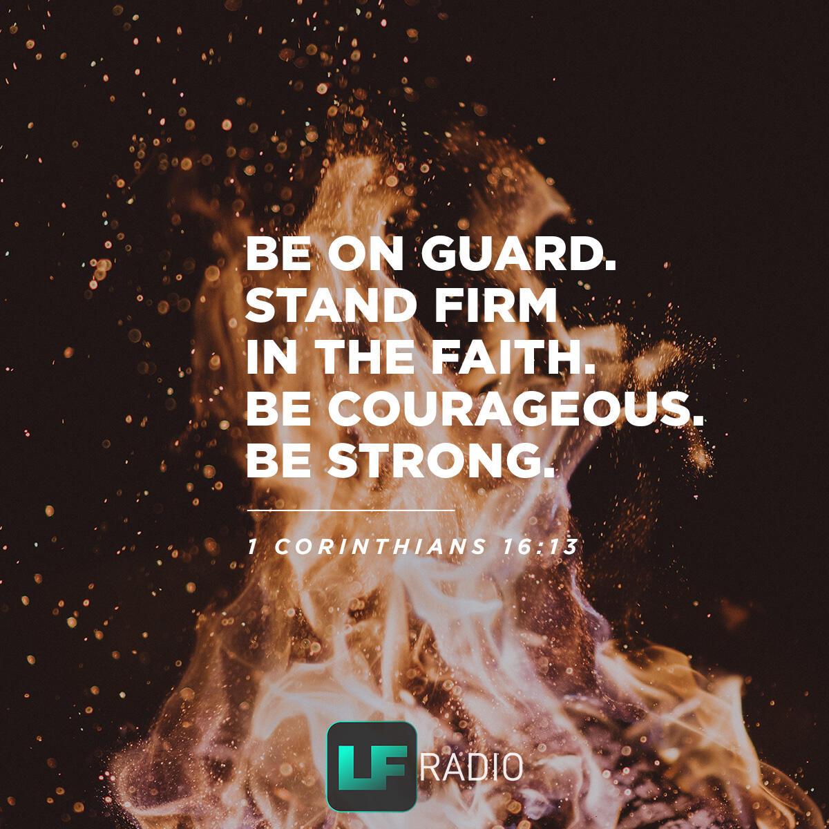 1 Corinthians 16:13 - Verse of the Day