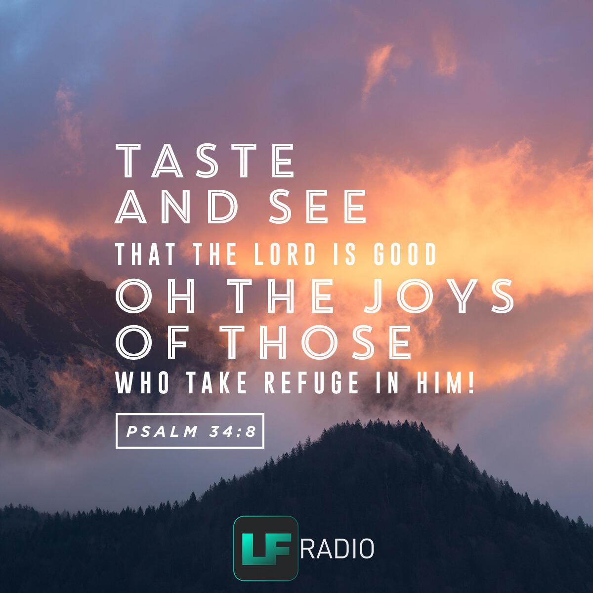 Psalm 34:8 - Verse of the Day