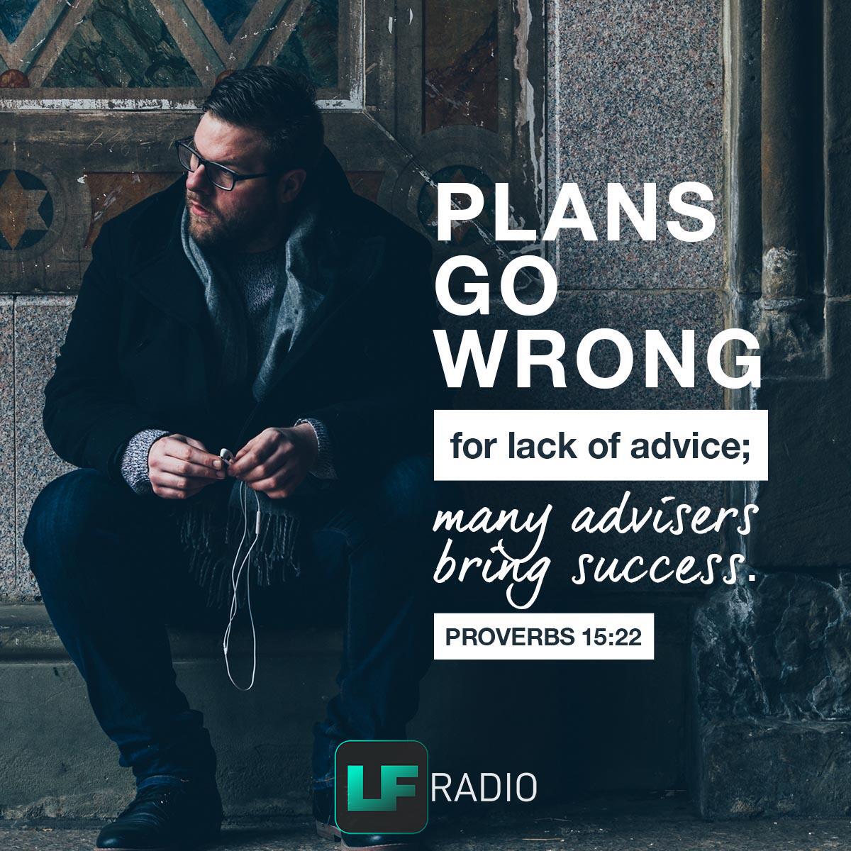 Proverbs 15:22 - Verse of the Day