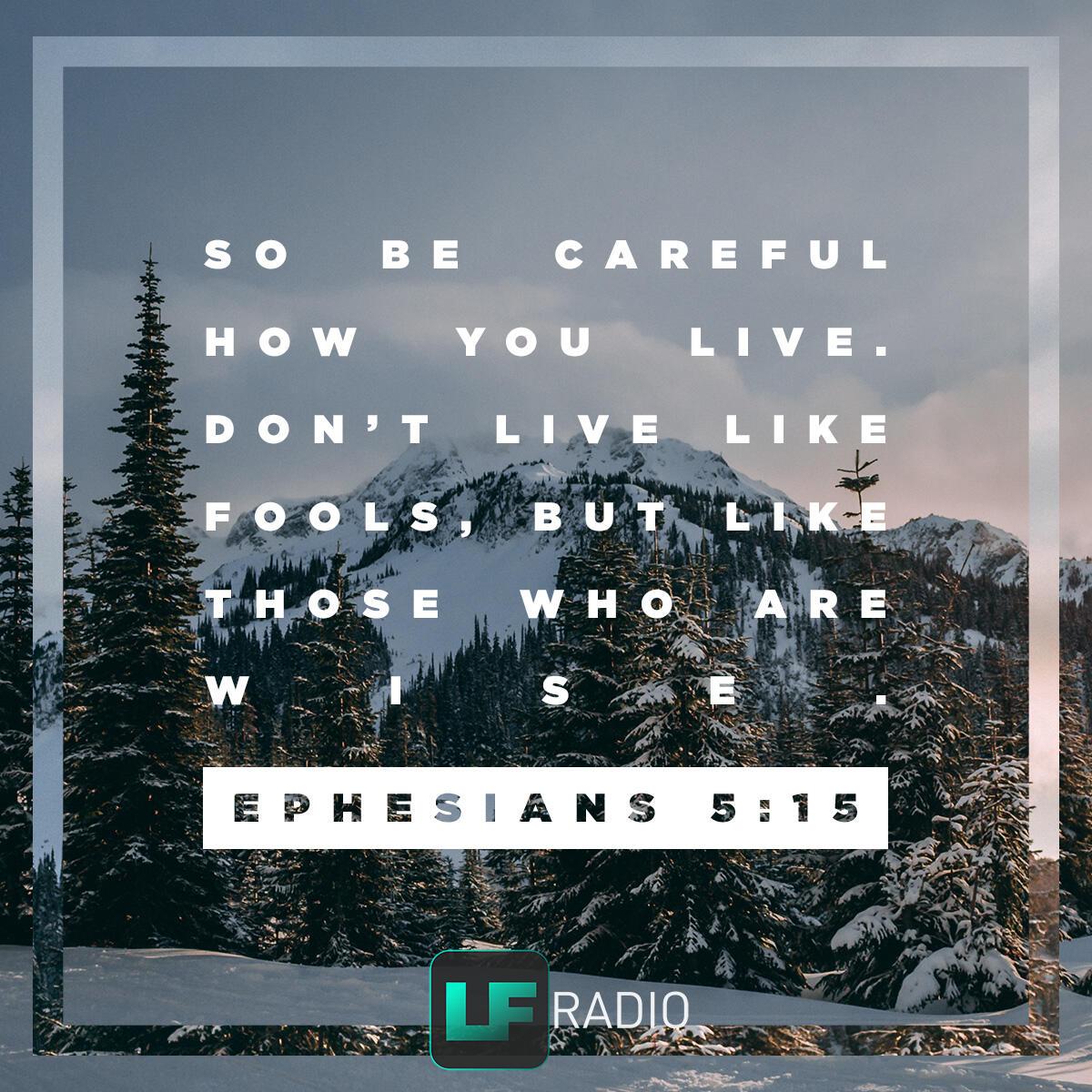 Ephesians 5:15 - Verse of the Day