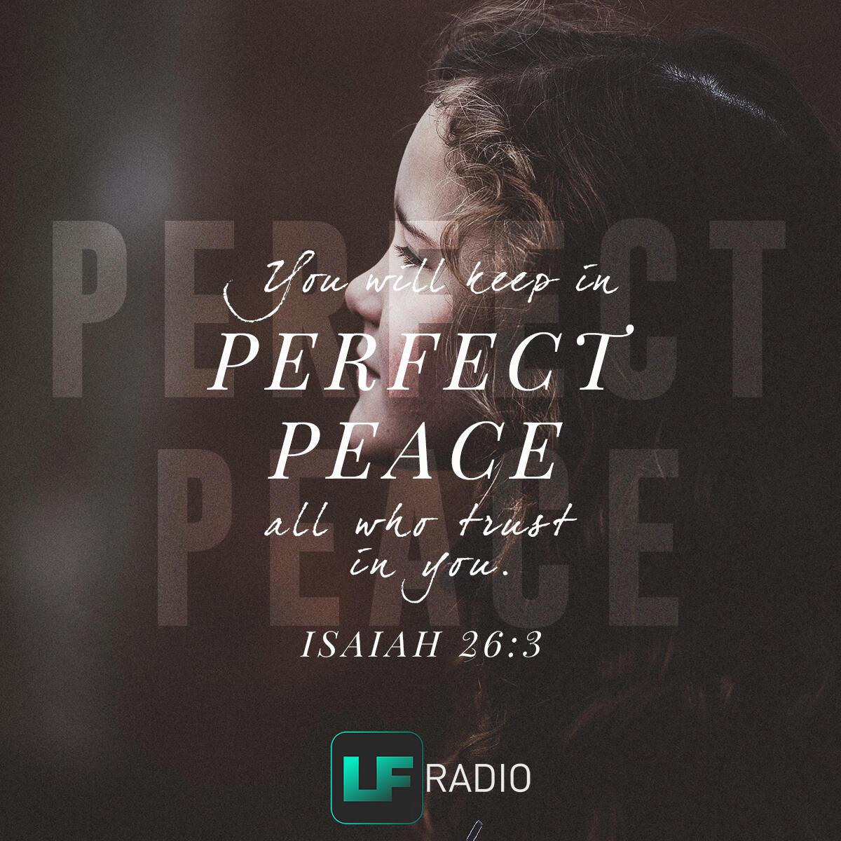Isaiah 26:3 - Verse of the Day