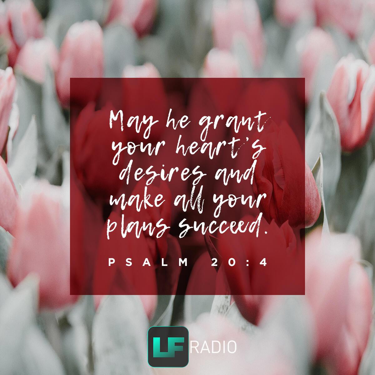 Psalm 20:4 - Verse of the Day