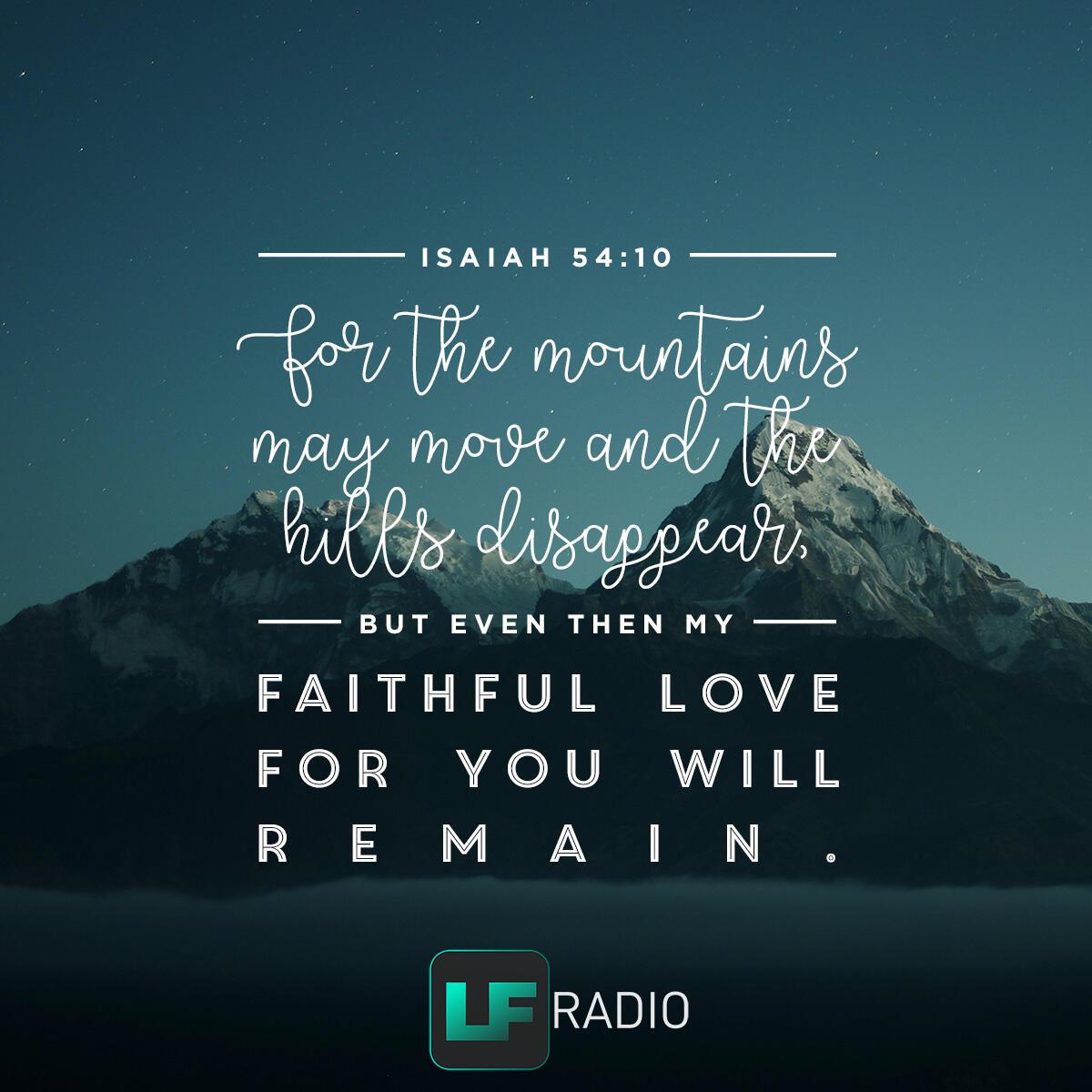 Isaiah 54:10 - Verse of the Day