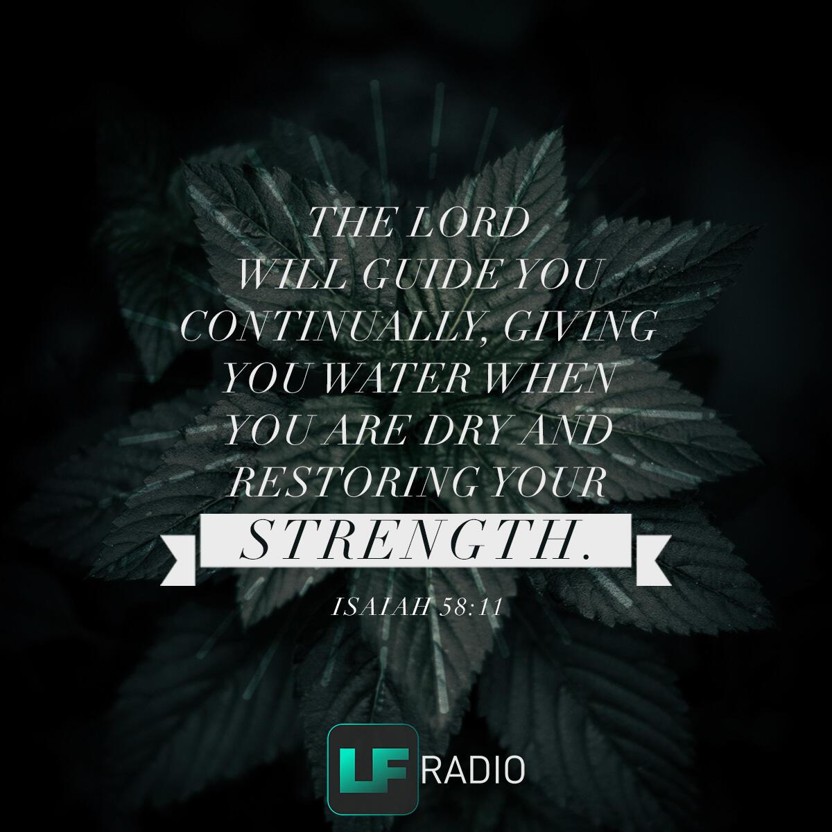 Isaiah 58:11 - Verse of the Day