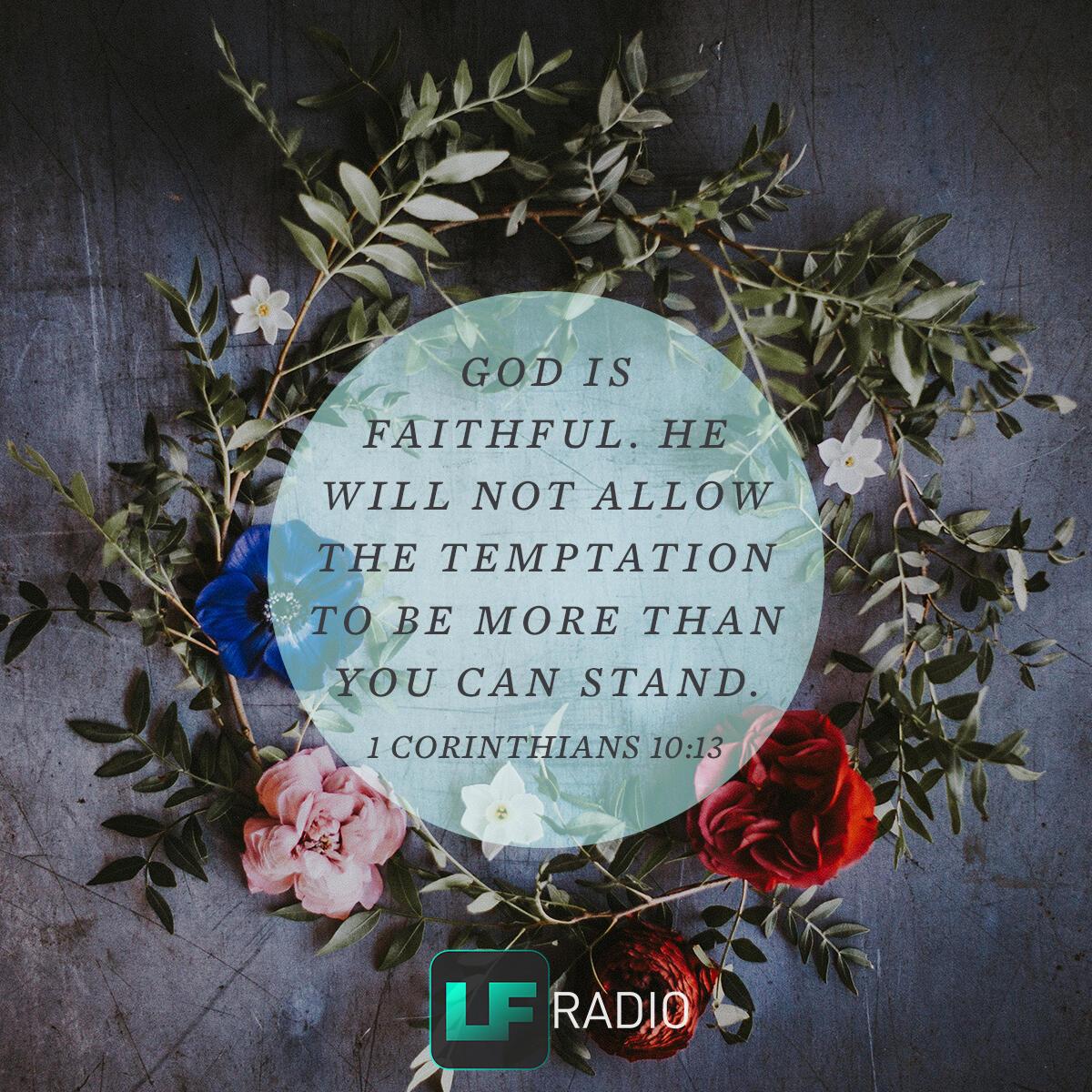 1 Corinthians 10:13 - Verse of the Day