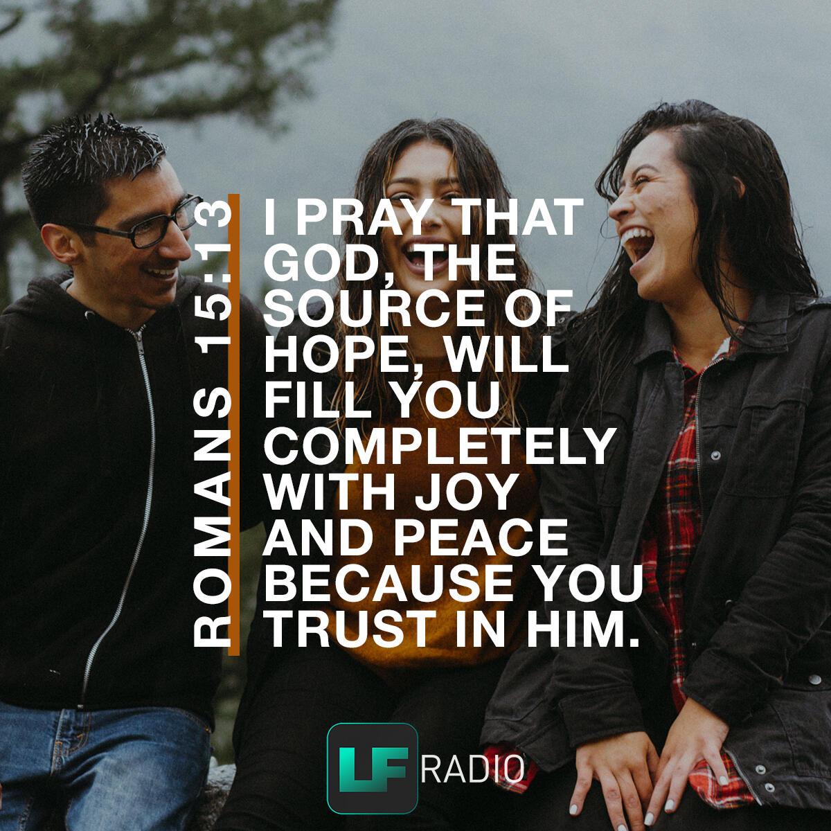 Romans 15:13 - Verse of the Day