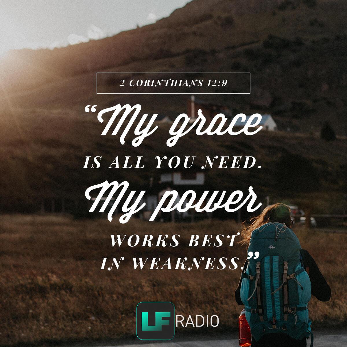 2 Corinthians 12:9 - Verse of the Day