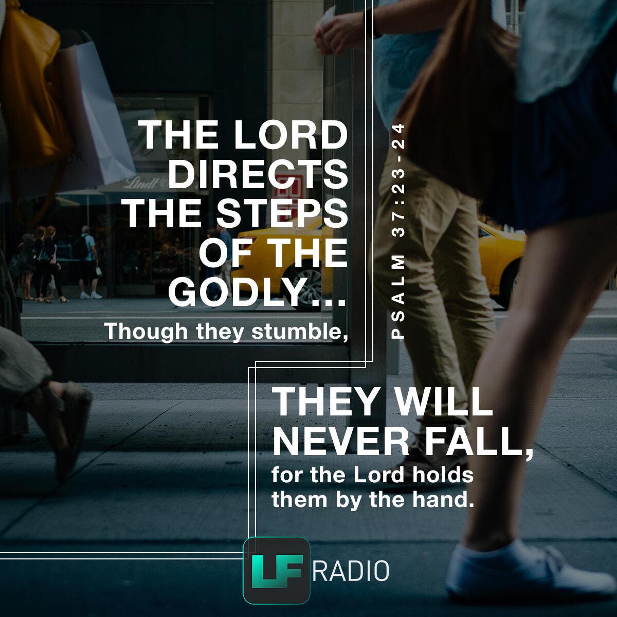 Psalm 37:23-24 - Verse of the Day