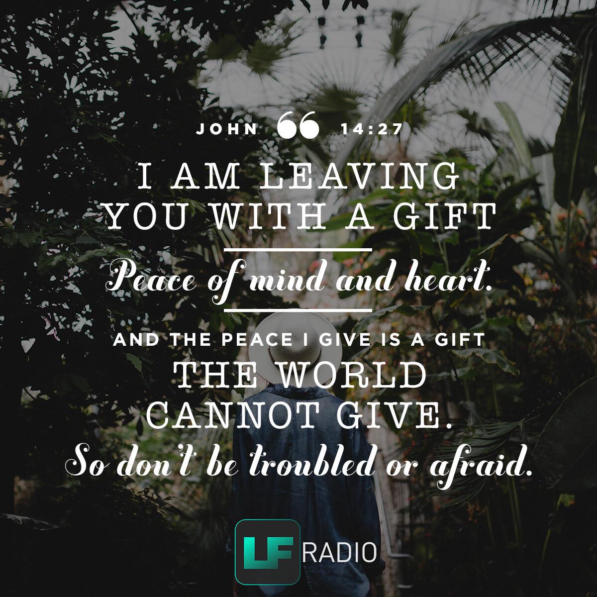 John 14:27 - Verse of the Day