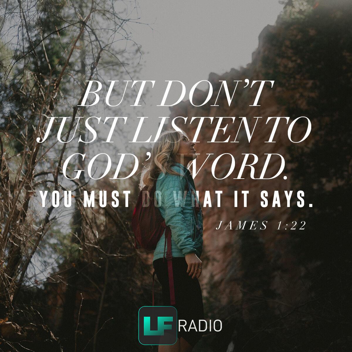 James 1:22 - Verse of the Day