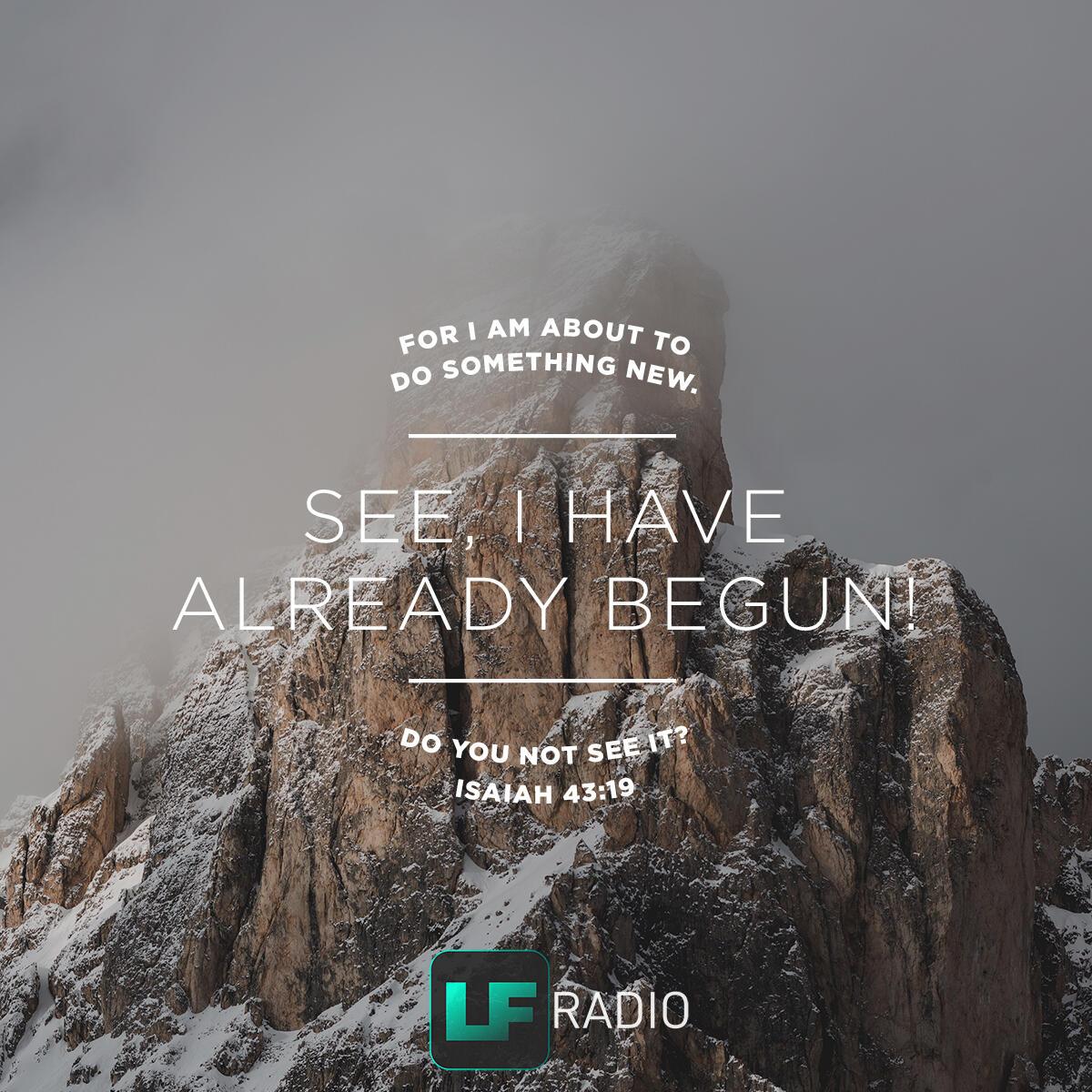 Isaiah 43:19 - Verse of the Day