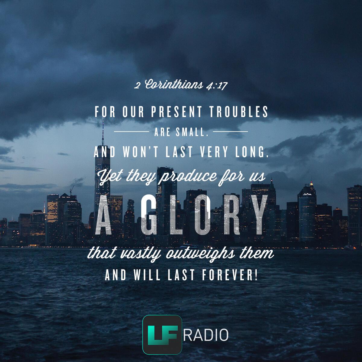 2 Corinthians 4:17 - Verse of the Day