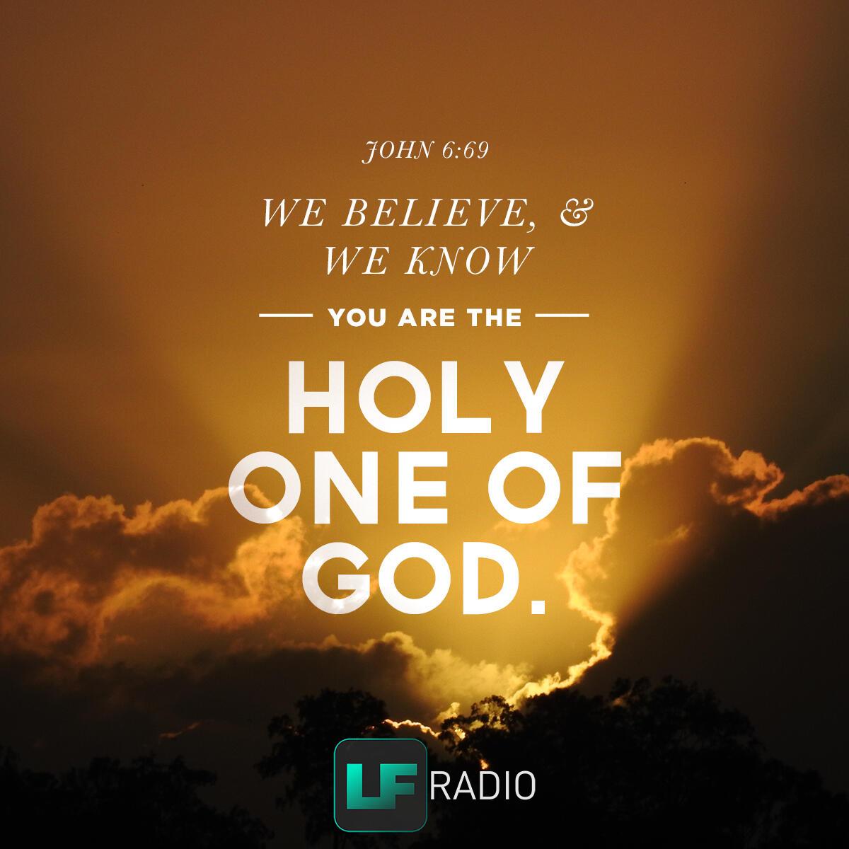 John 6:69 - Verse of the Day