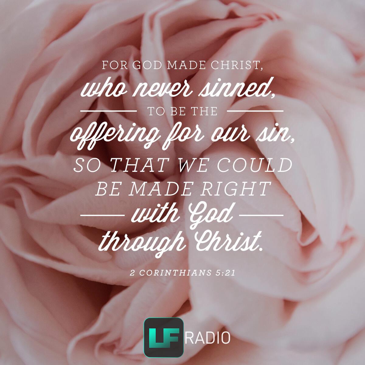 2 Corinthians 5:21 - Verse of the Day