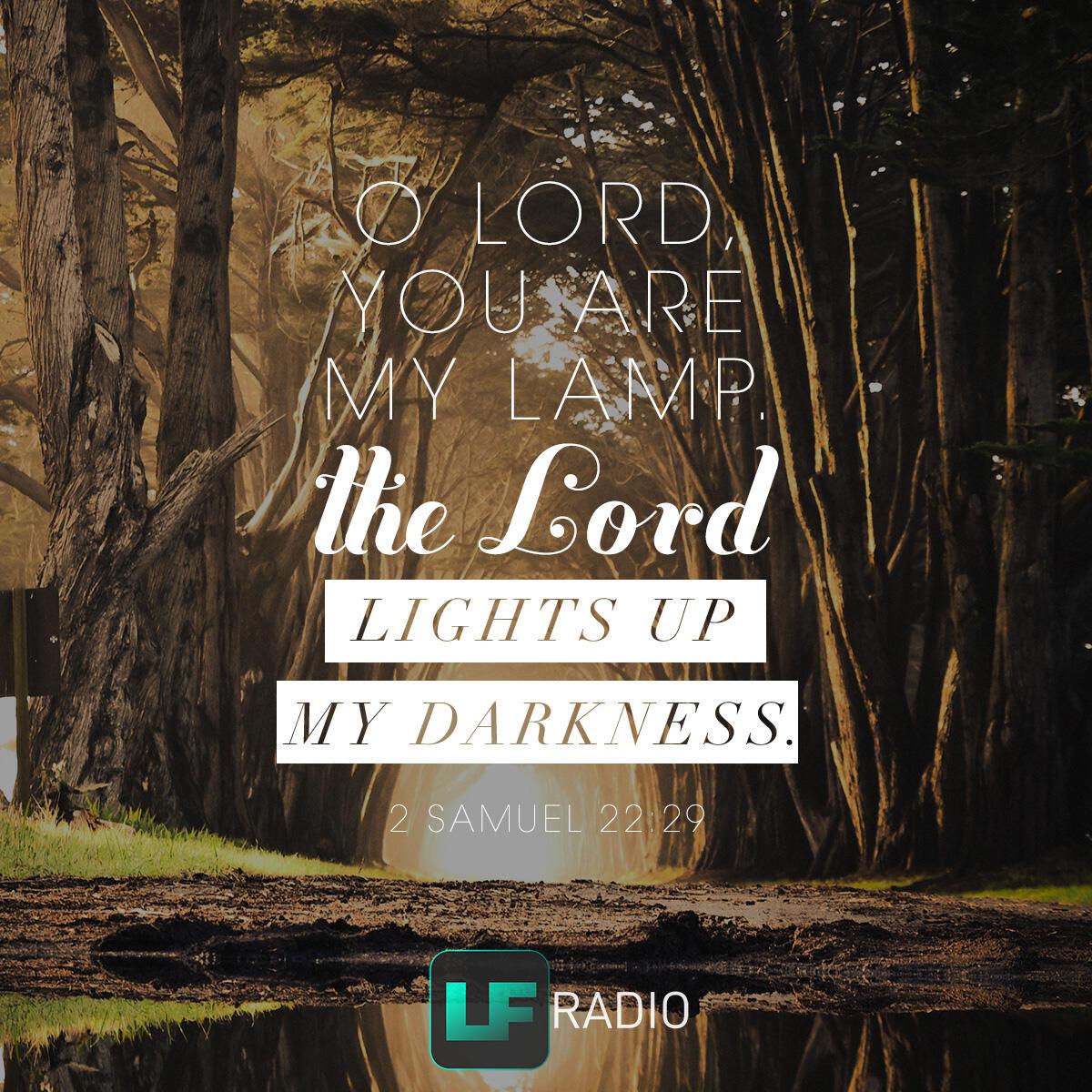 2 Samuel 22:29 - Verse of the Day