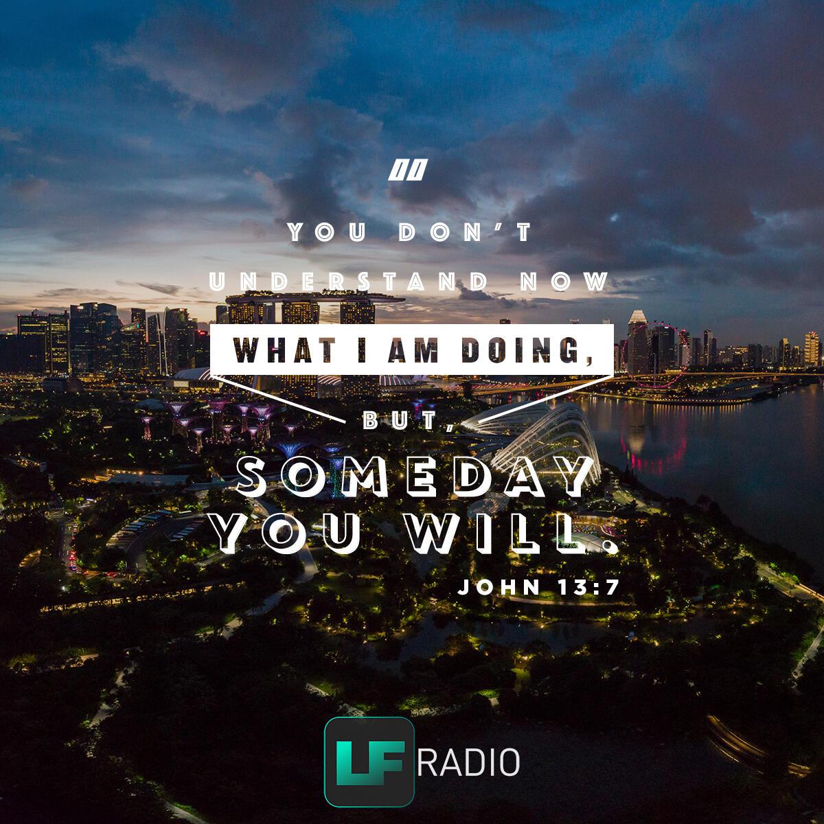 John 13:7 - Verse of the Day