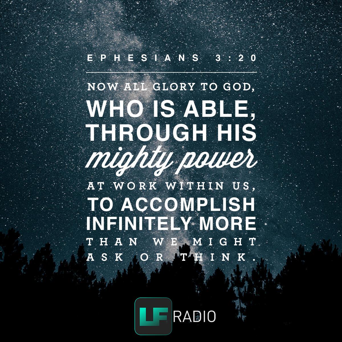 Ephesians 3:20 - Verse of the Day