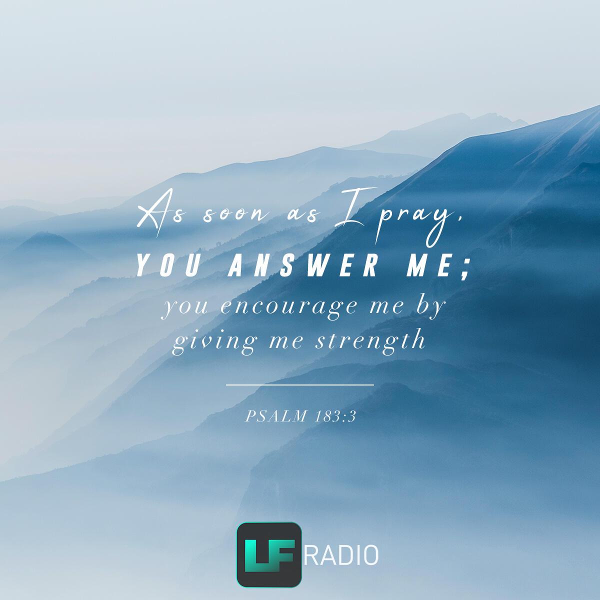Psalm 183:3 - Verse of the Day