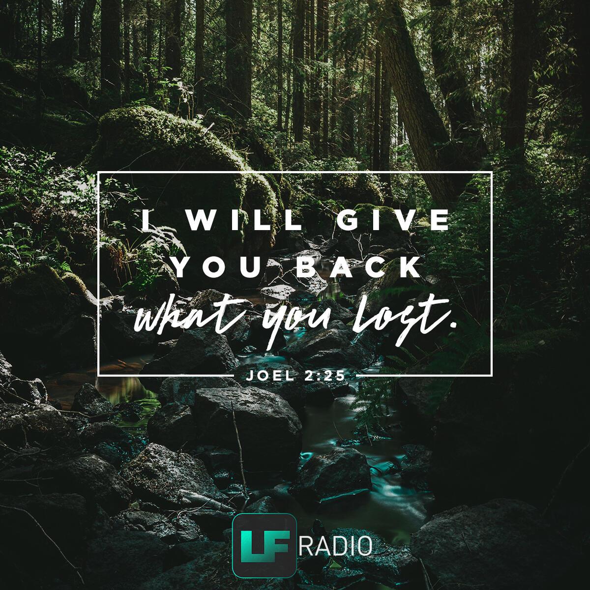 Joel 2:25 - Verse of the Day