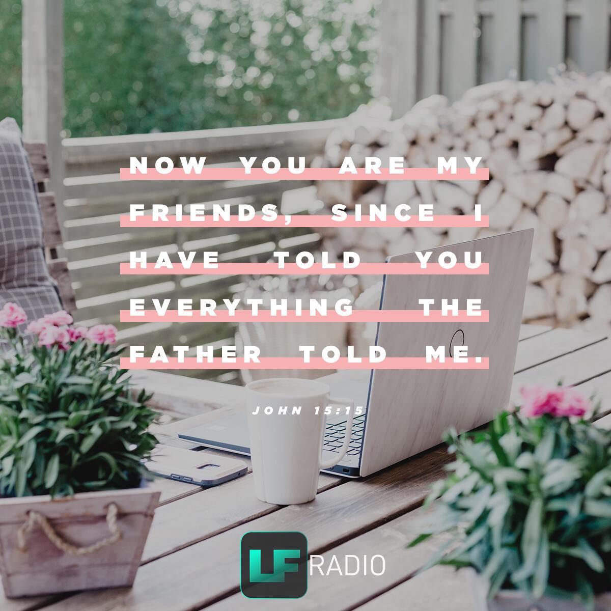 John 15:15 - Verse of the Day
