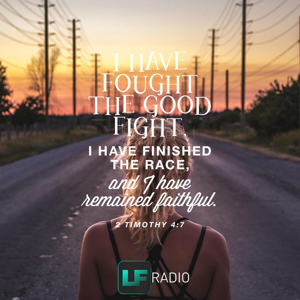 2 Timothy 4:7 - Verse of the Day