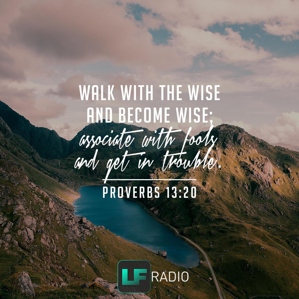 Proverbs 13:20 - Verse of the Day