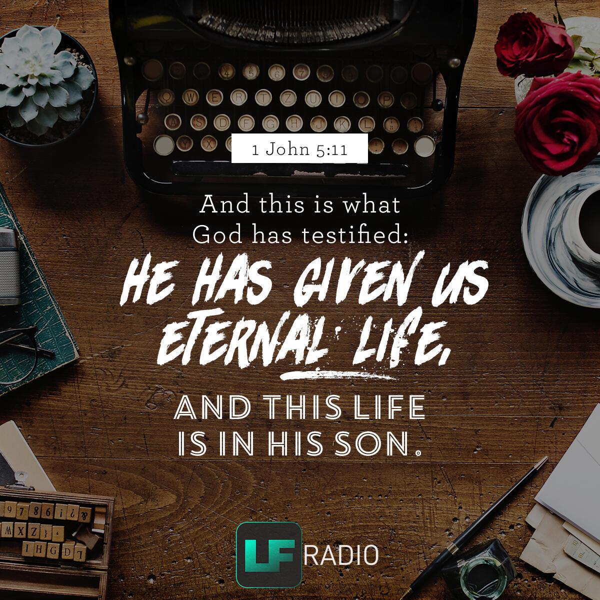 1 John 5:11 - Verse of the Day