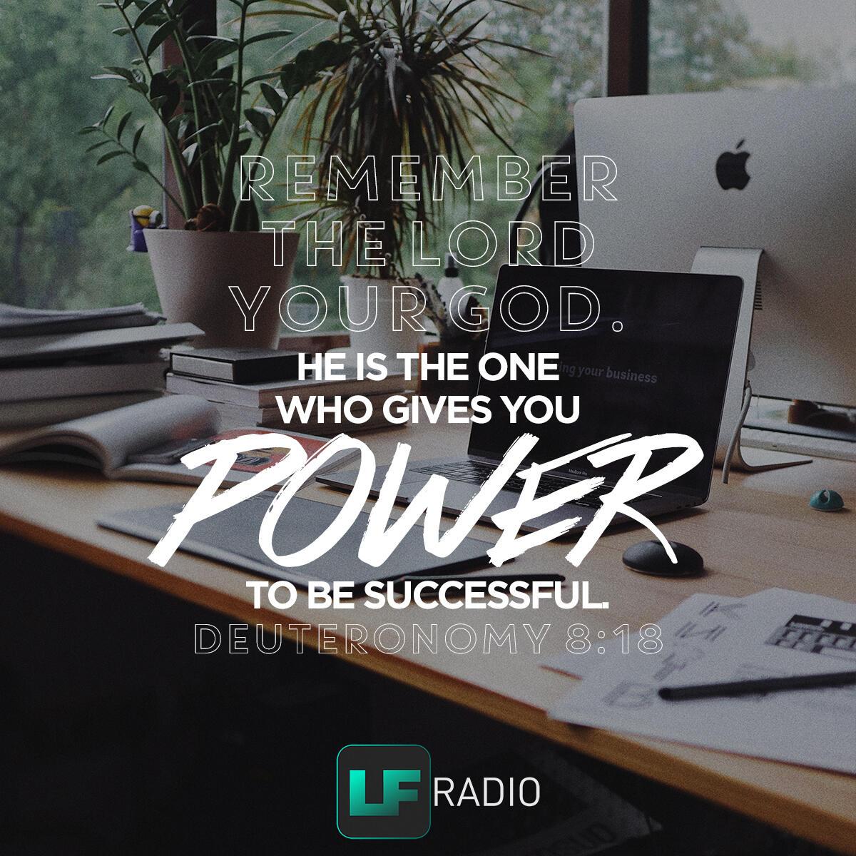 Deuteronomy 8:18 - Verse of the Day