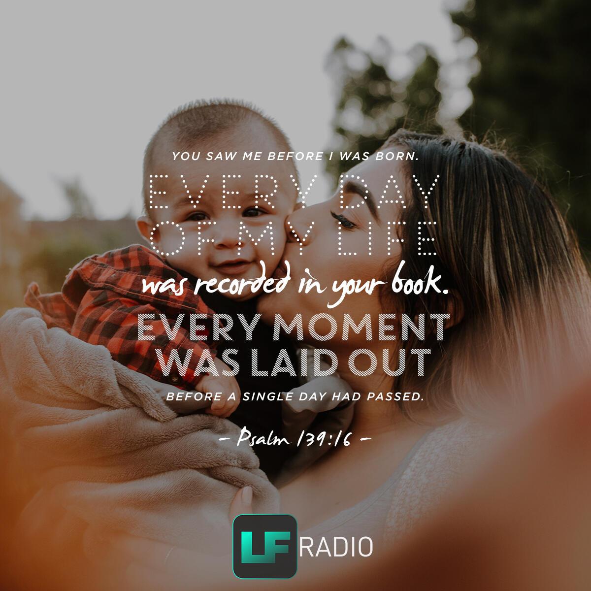 Psalm 139:16 - Verse of the Day