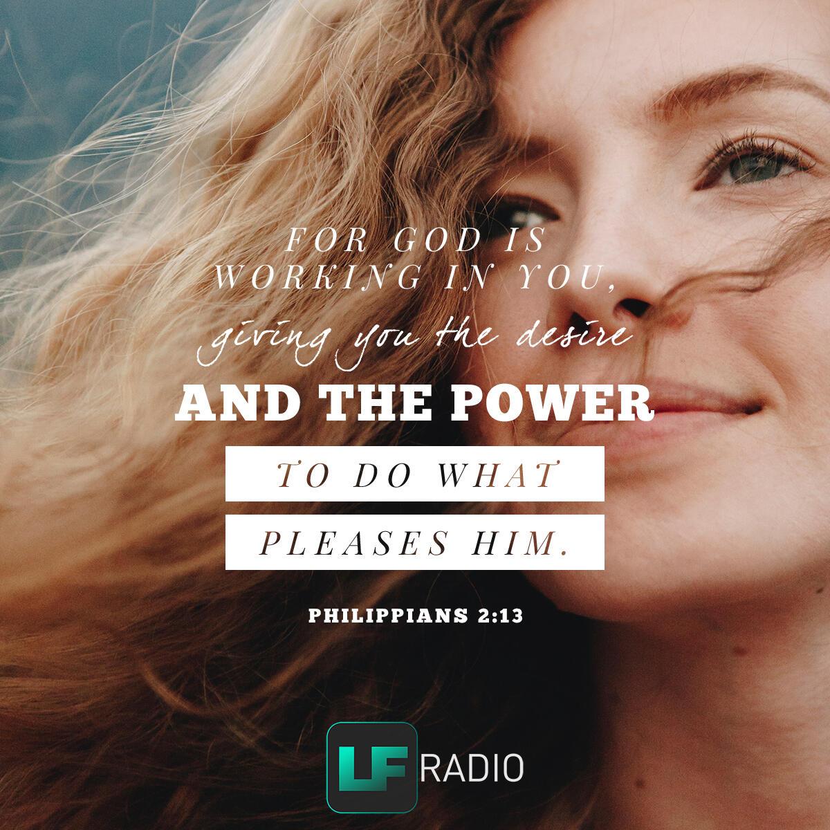 Philippians 2:13 - Verse of the Day