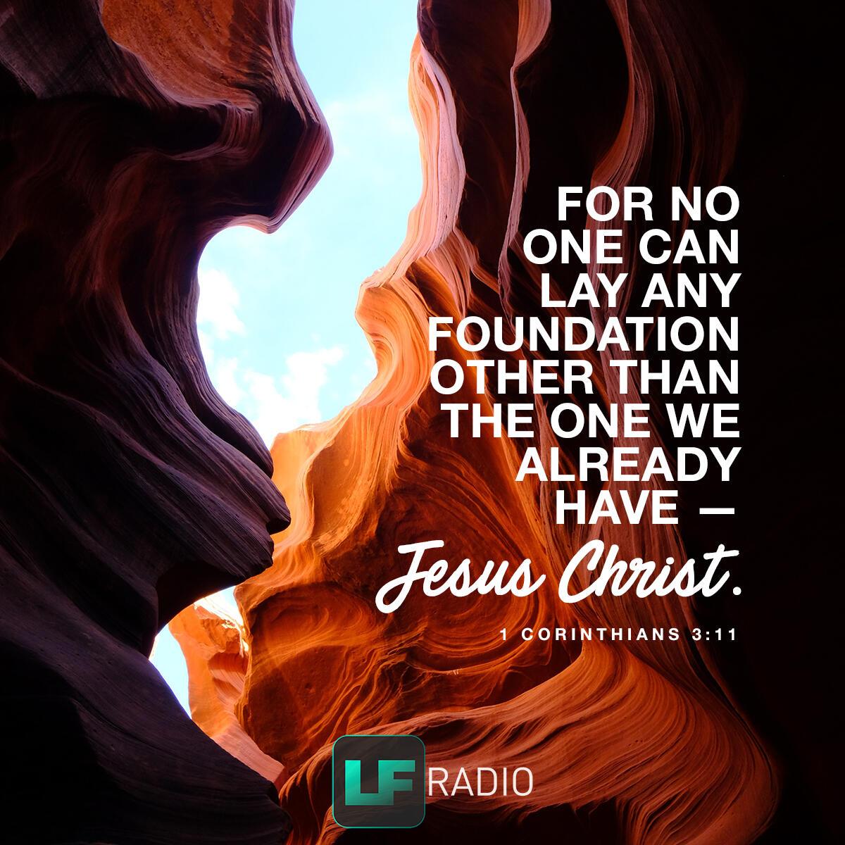 1 Corinthians 3:11 - Verse of the Day