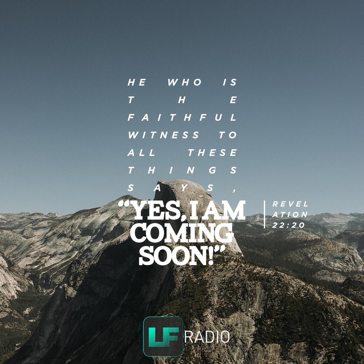 Revelation 22:20 - Verse of the Day