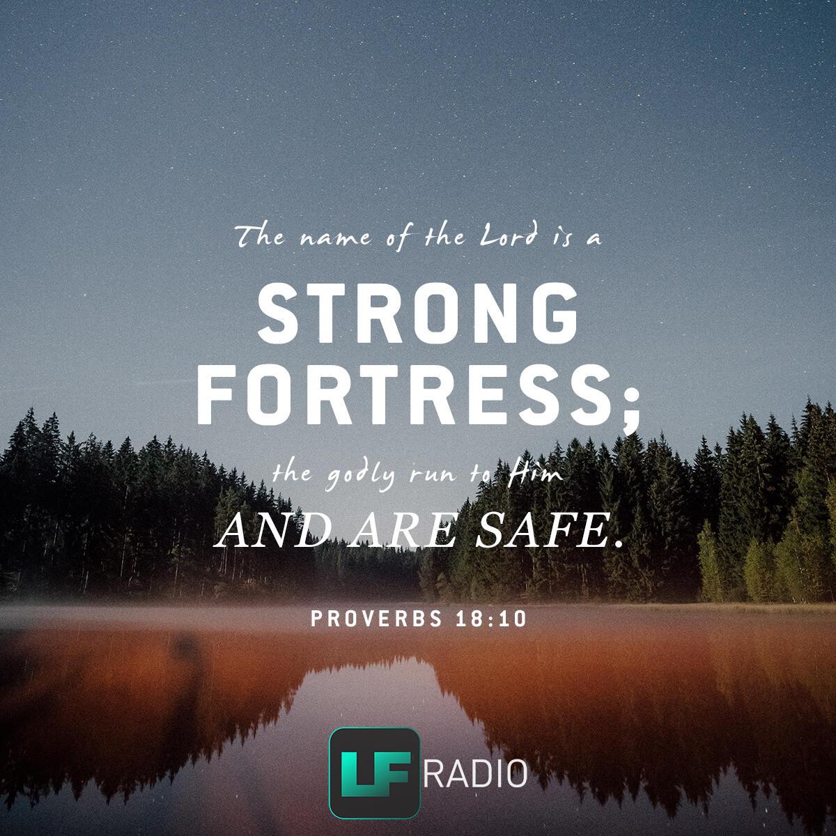 Proverbs 18:10 - Verse of the Day