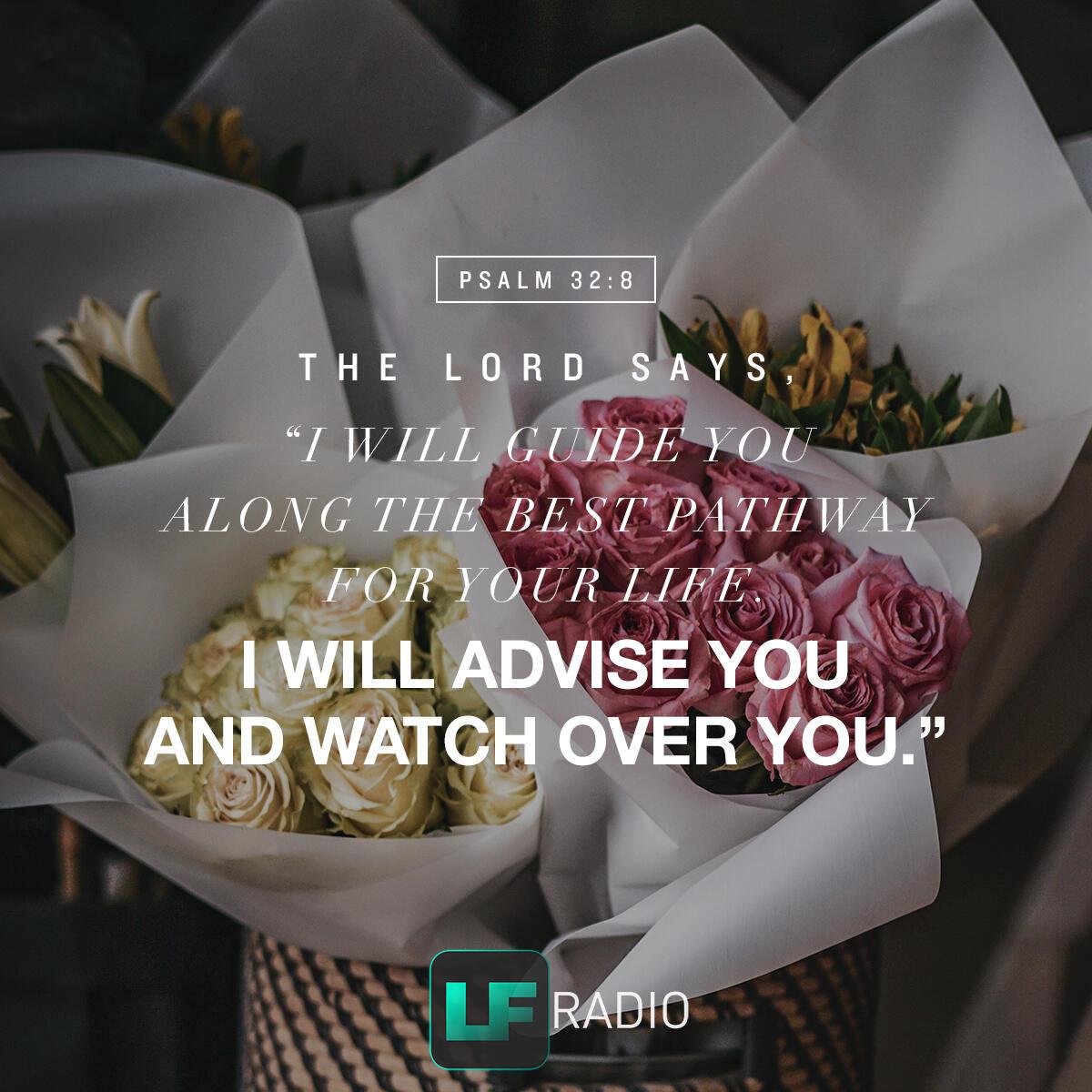 Psalm 32:8 - Verse of the Day