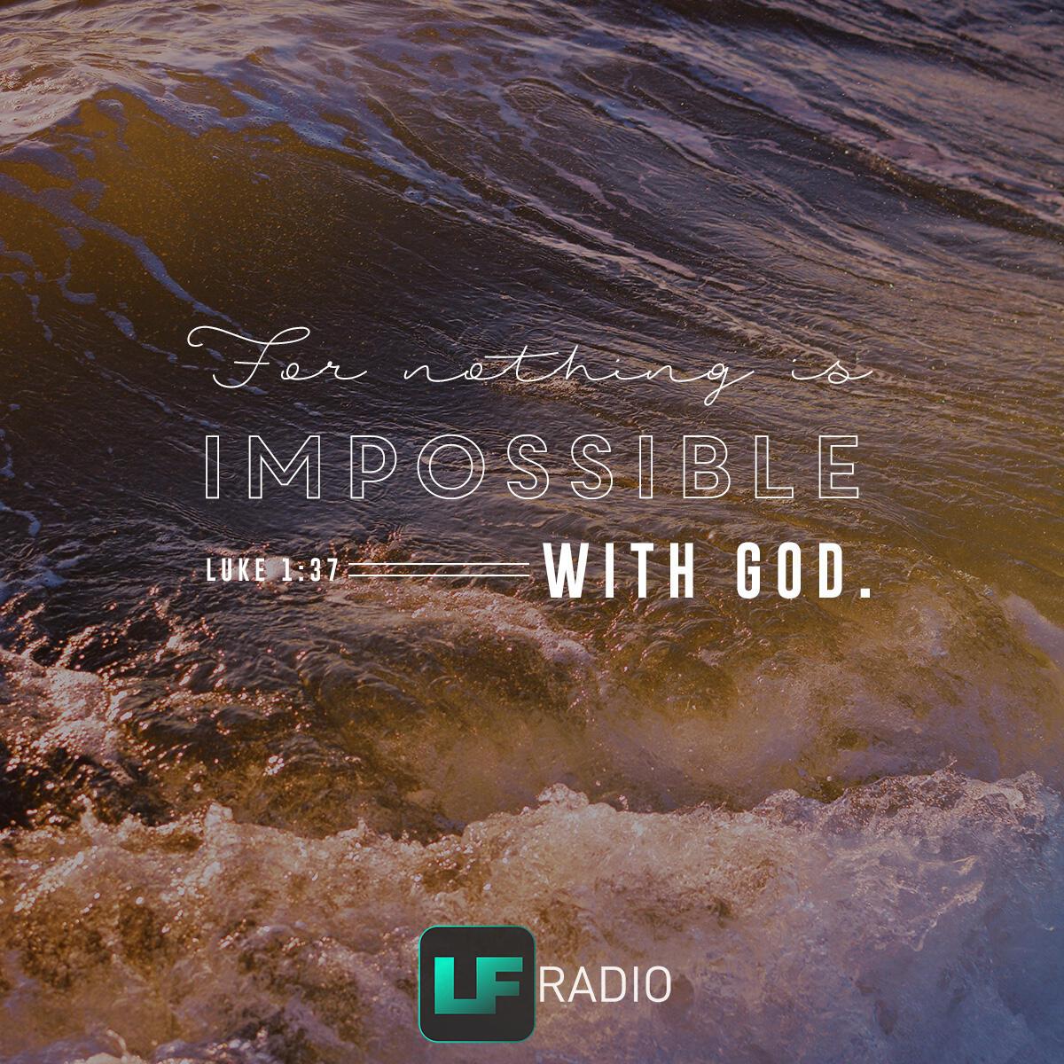 Luke 1:37 - Verse of the Day