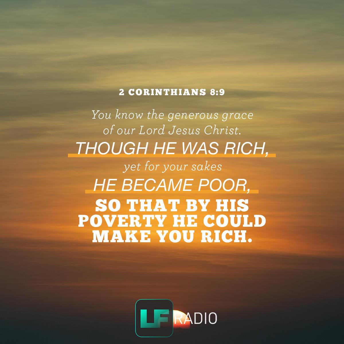 2 Corinthians 8:9 - Verse of the Day