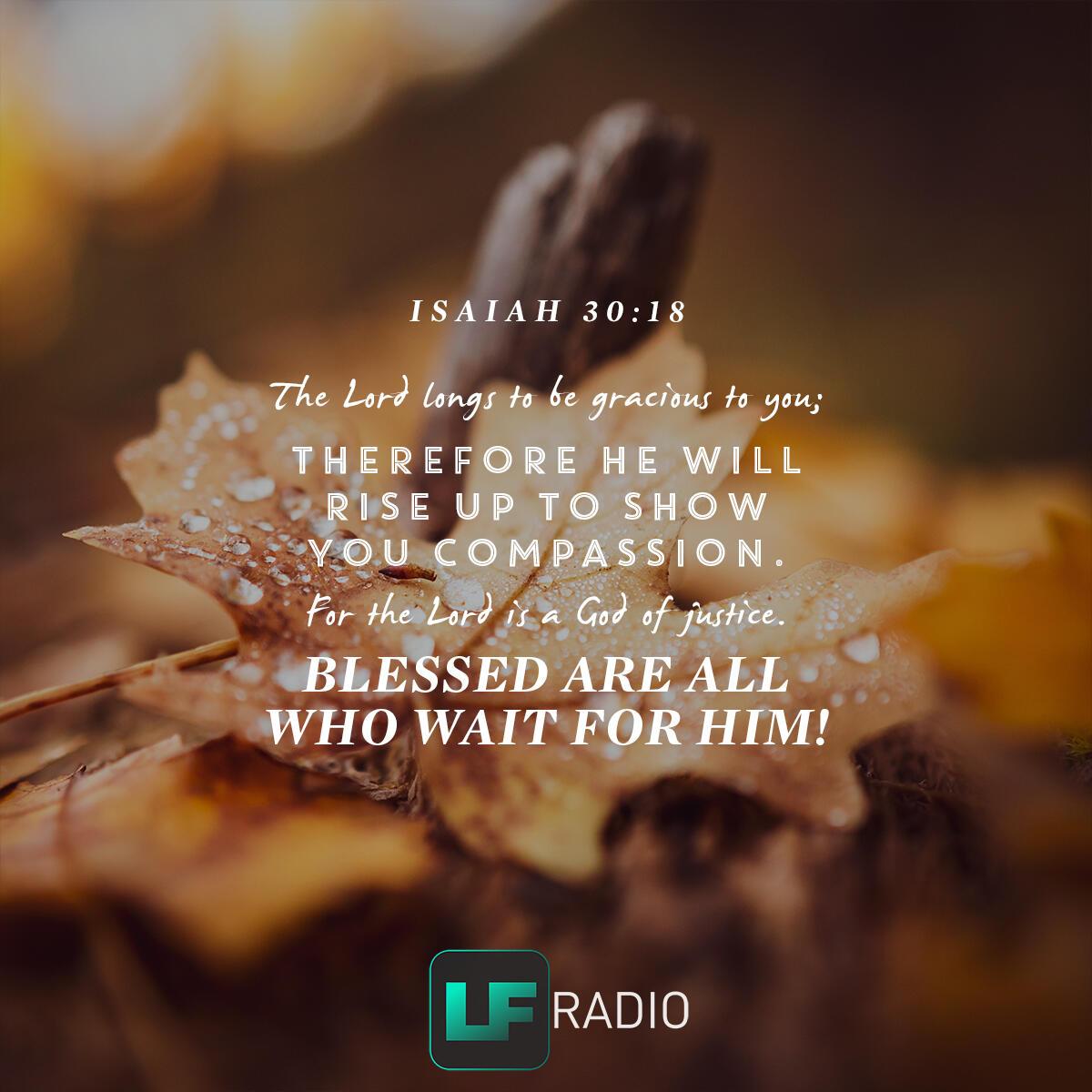 Isaiah 30:18 - Verse of the Day