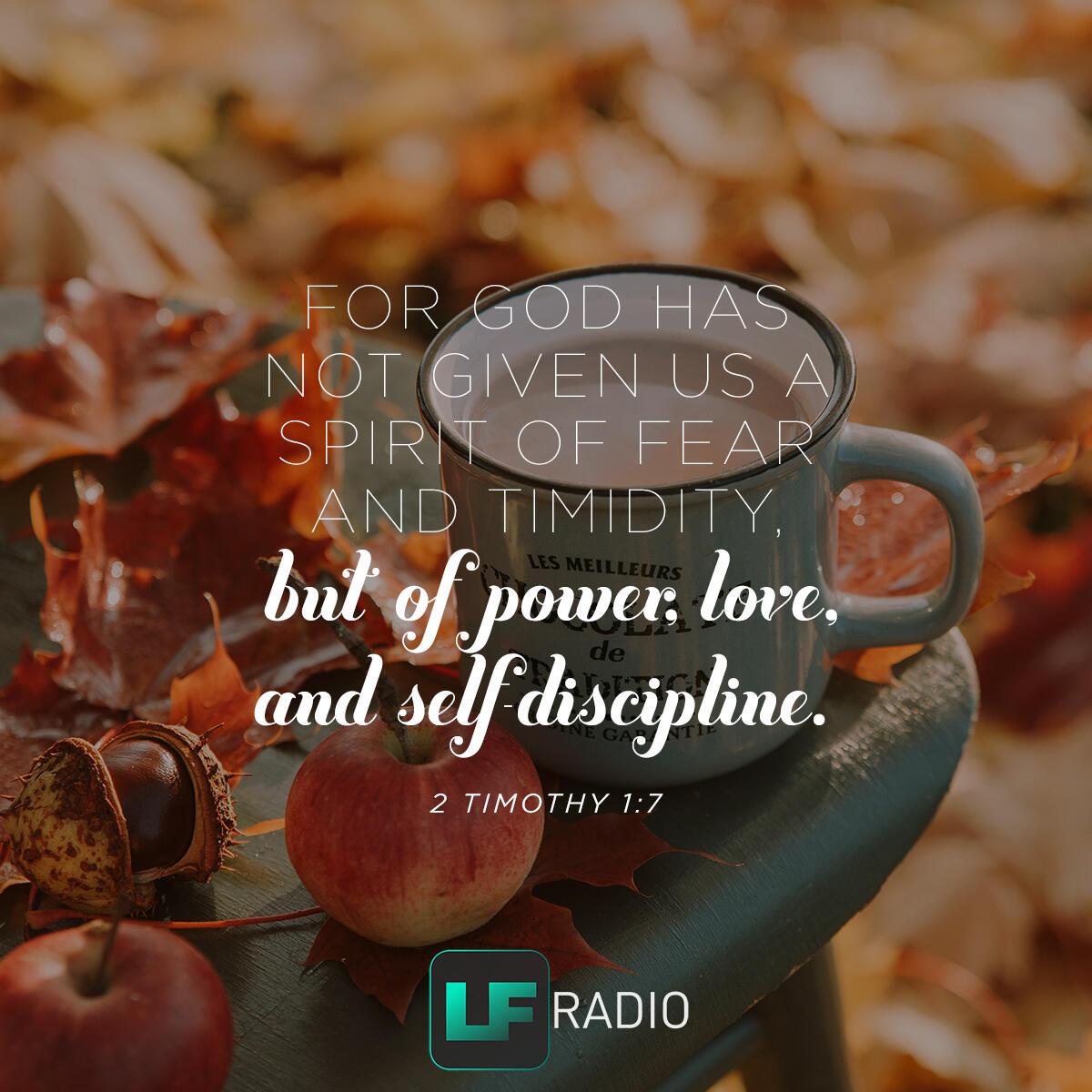 2 Timothy 1:7 - Verse of the Day