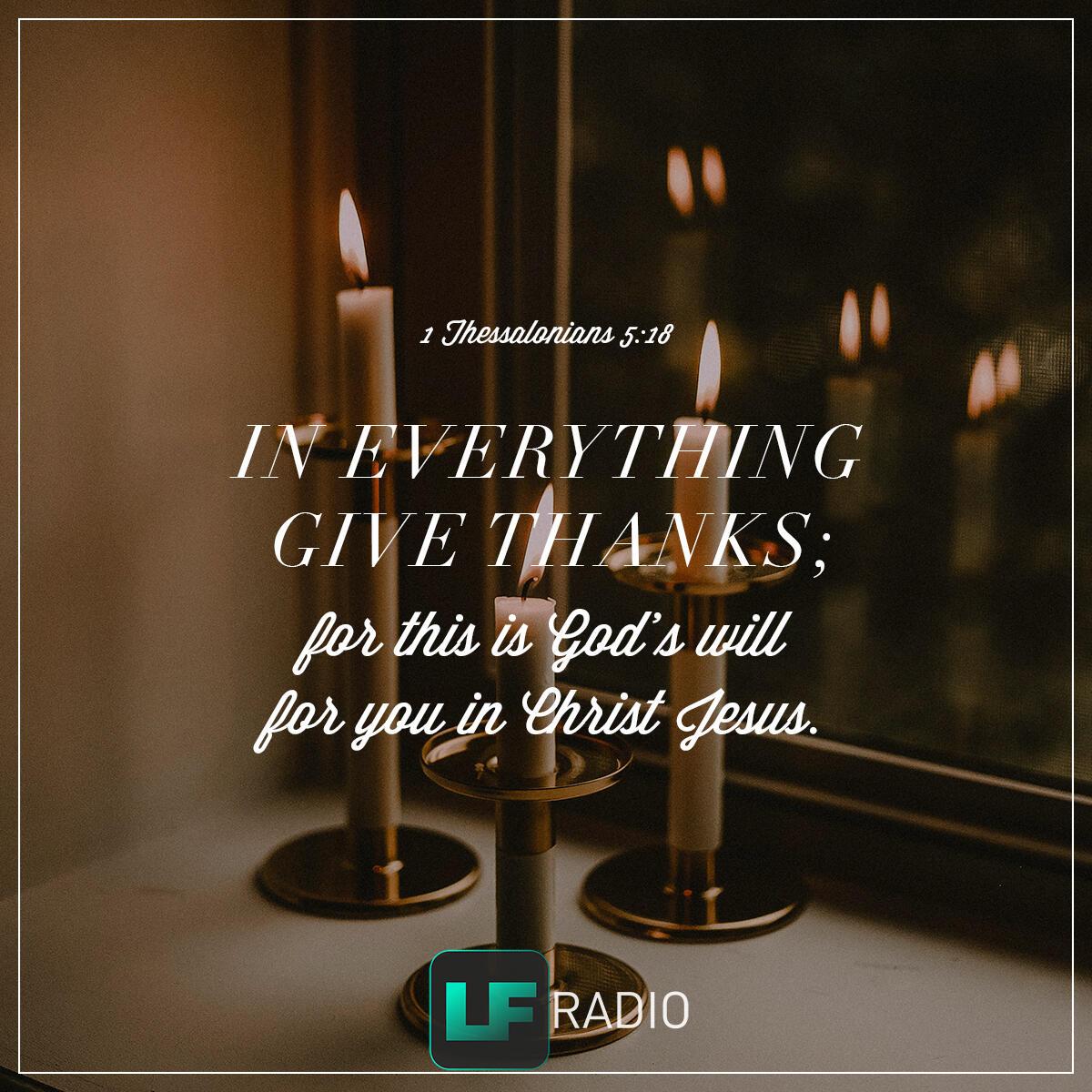 1 Thessalonians 5:18 - Verse of the Day