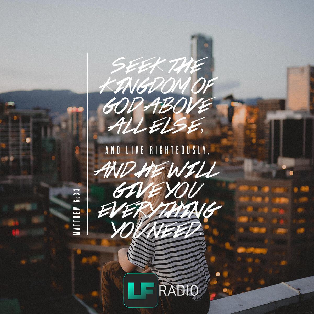 Matthew 6:33 - Verse of the Day