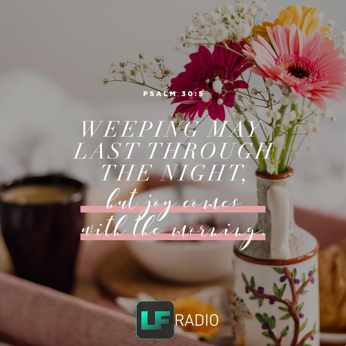 Psalm 30:5 - Verse of the Day