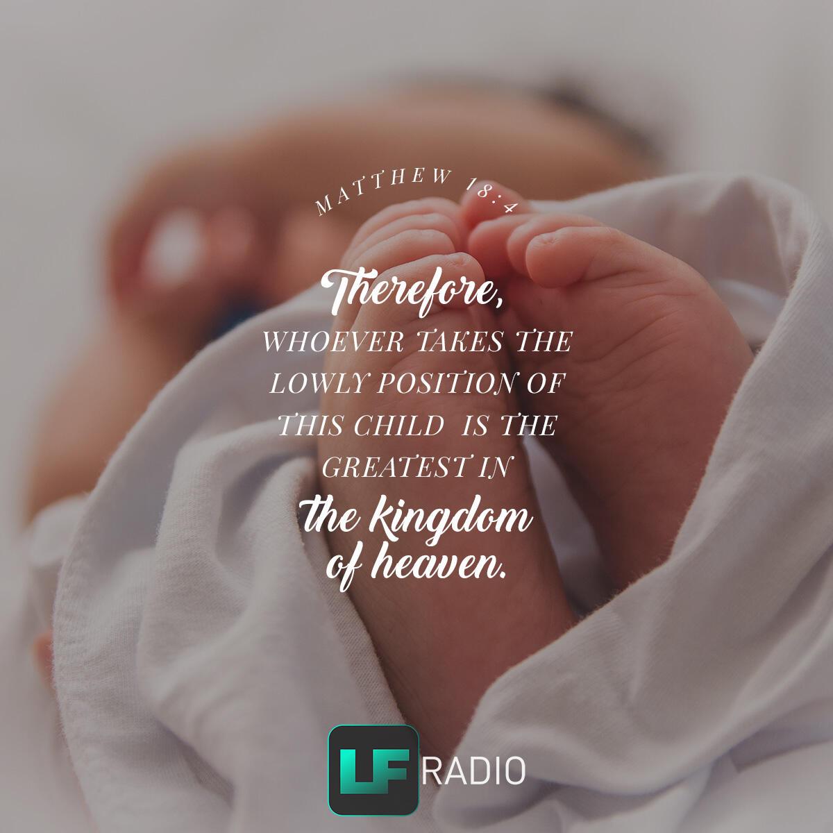 Matthew 18:4 - Verse of the Day