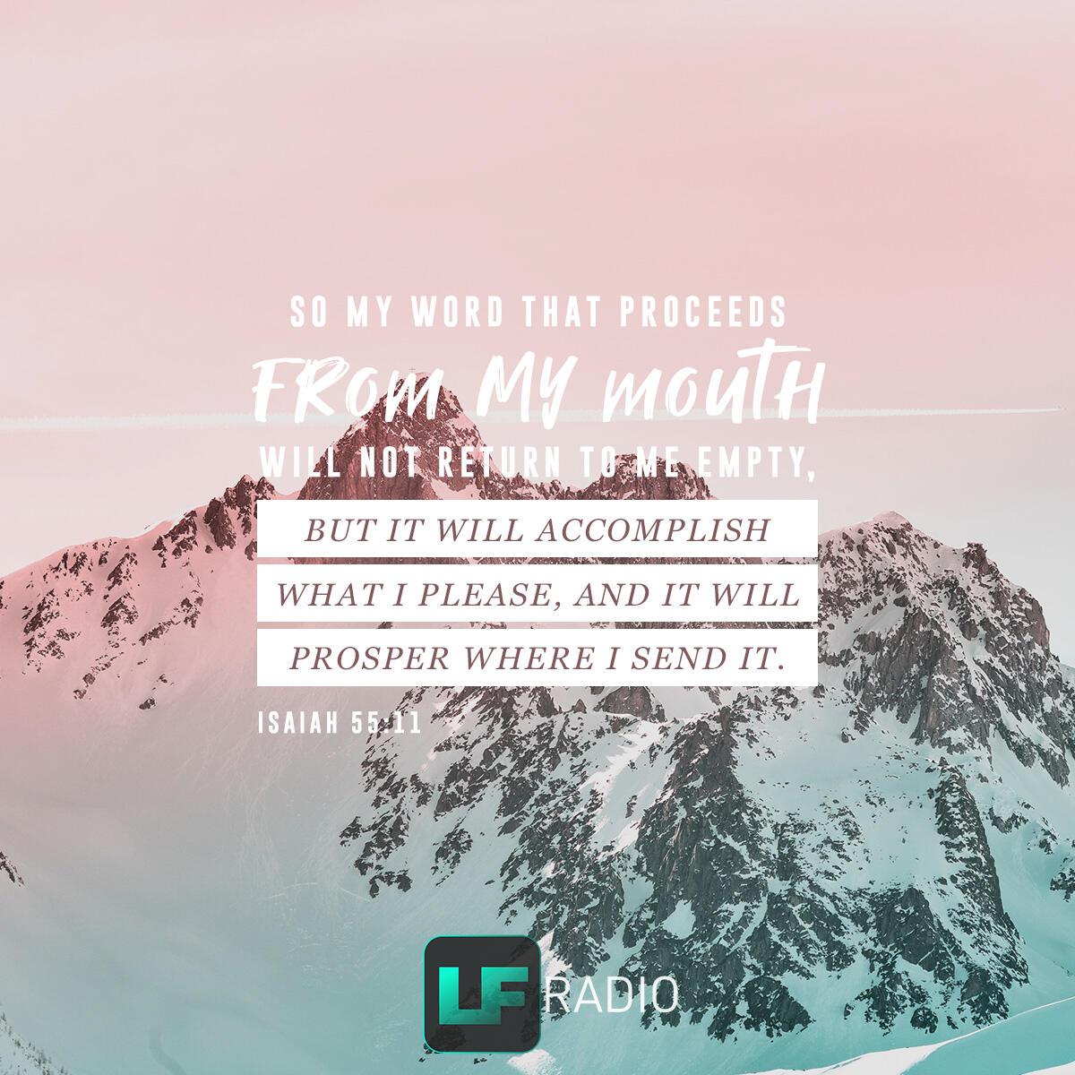 Isaiah 55:11 - Verse of the Day