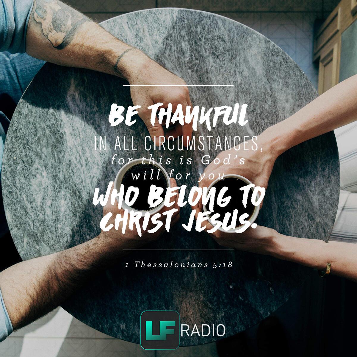 1 Thessalonians 5:18 - Verse of the Day