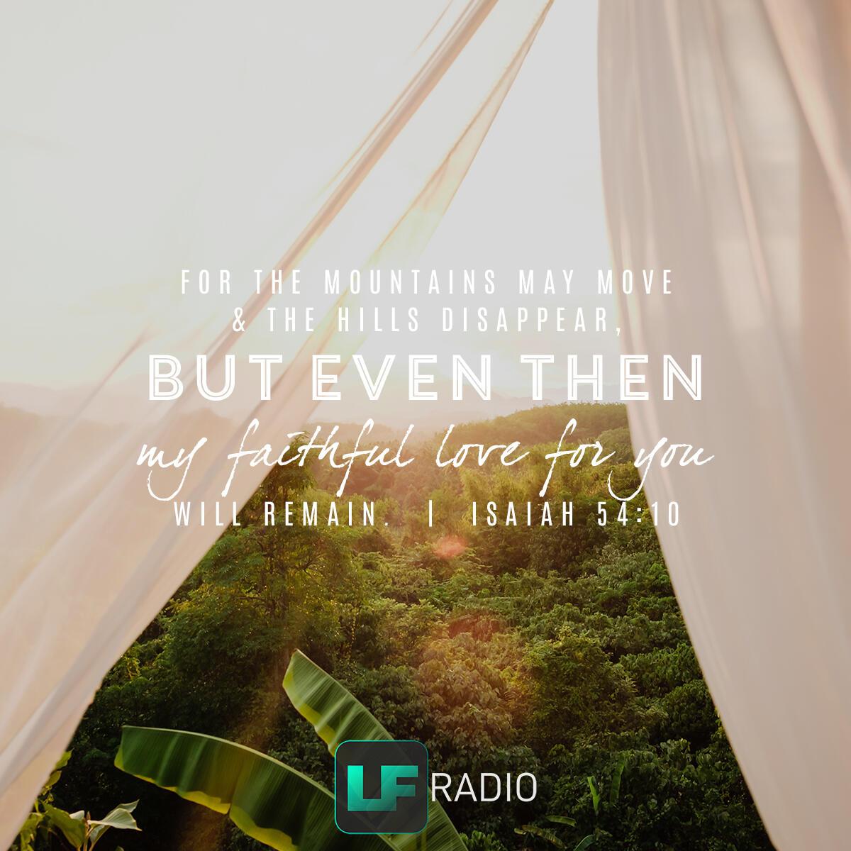 Isaiah 54:10 - Verse of the Day